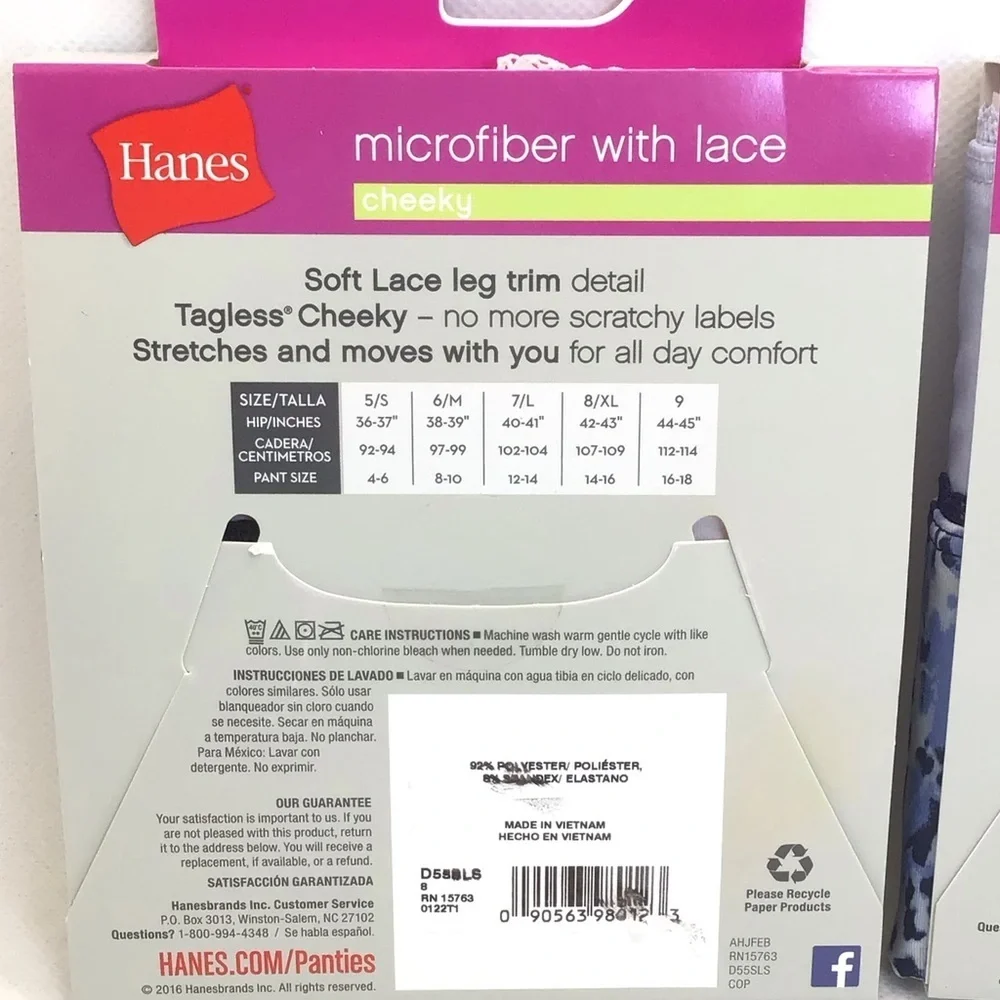 Hanes pairs microfiber